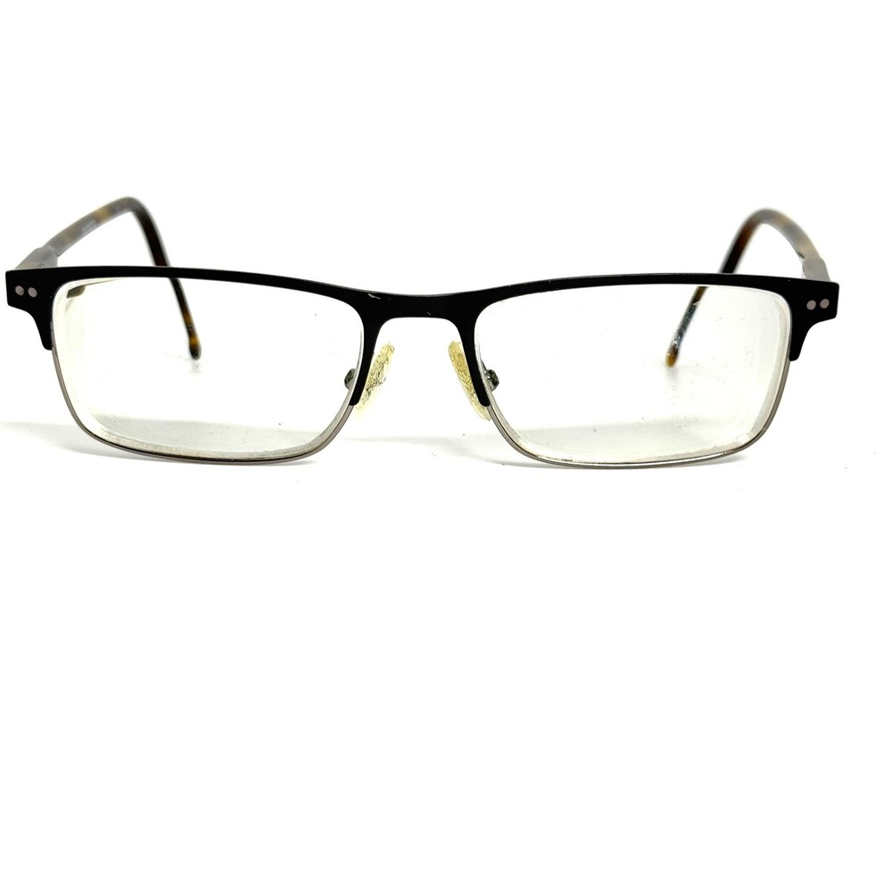 Carrera 2007T 003 135 Rectangle Eyeglass Frames Black Tortoise Metal 51-18-135